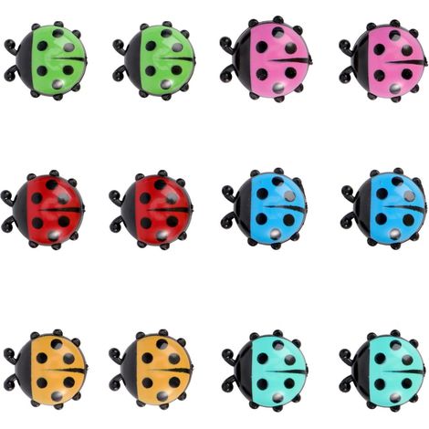 Autocollants Magnétiques Motifs de Coccinelle en Plastique pour Réfrigérateur Décor Créatif et Simple Pack de 12 Pièces Décoration Cuisine (1/5)