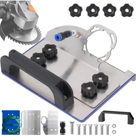 Manuzen - Support de meuleuse type 100 – coupe réglable à 45° (1/3)
