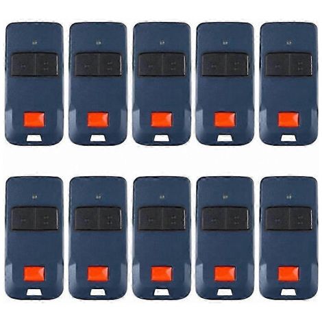 Lot de 10 télécommandes à code tournant 433,92 MHz pour portes de garage BFT MITTO COOL C2 Mitto2 Mitto4 (1/3)
