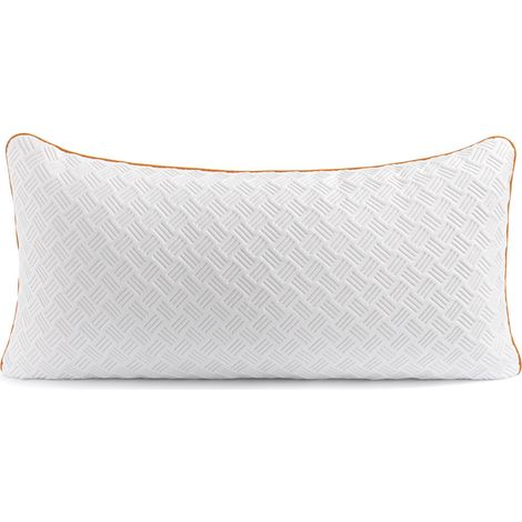Oreiller 60x80 cm (1er Set), Oreiller en mousse à mémoire de forme, Oreiller de sommeil rempli, Oreiller réglable en hauteur avec fermeture éclair, Housse d'oreiller amovible/lavable (1/5)