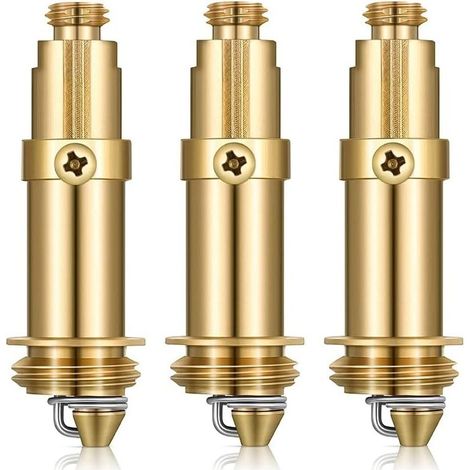 3 Pcs Bassin Pop-up Boulon à ressort en laiton Ressort Bouchon En Laiton pour La Plupart Des Évier Baignoire Bassin Drain Bouchon À Ressort Interne Boulon (1/5)
