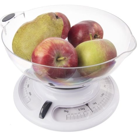 Balance de cuisine mecanique avec bol amovible