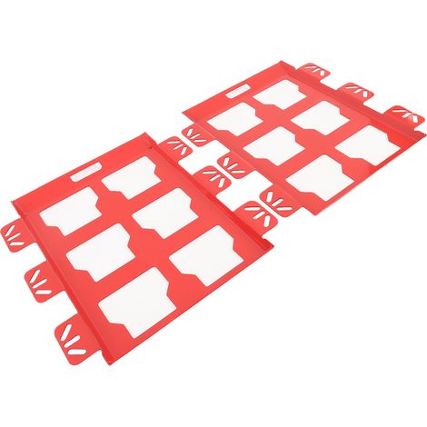2 kits plaque de fixation boîte outils compatible Packout acier inoxydable montage mural socle (1/5)