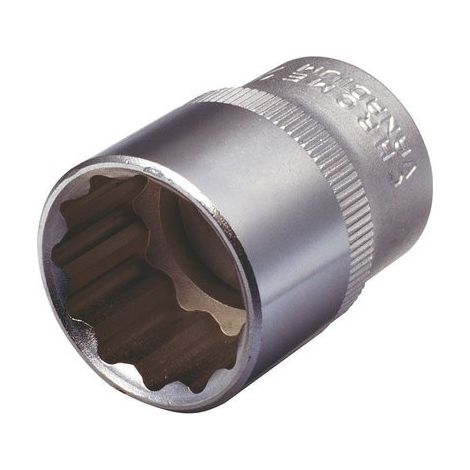 Rosace moulurée chromée pour robinetterie - Ø intérieur 1/2"