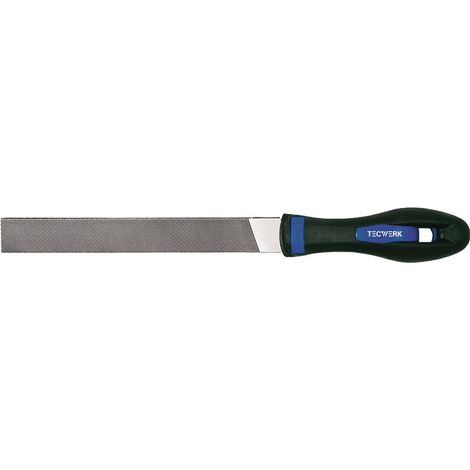 Werkstattfeile DIN 7261 L.150mm Q.16x4mm Hieb 2 Flachstumpf 2K-Ergo TECWERK