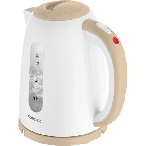 Bouilloire électrique Concept RK2331 1,7 L 2200 W Beige, Blanc (1/5)