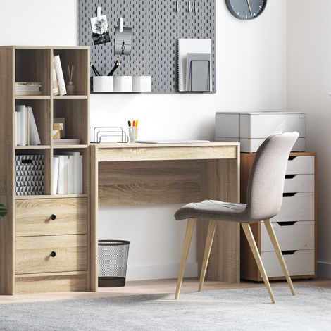 vidaXL Desk Sonoma Oak 90 x 40 x 76 cm