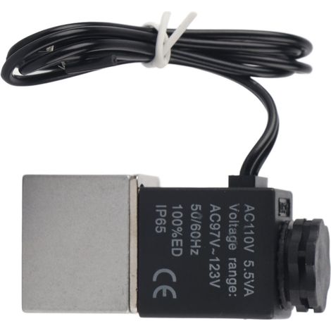 2V025‑06 2-Wege-Magnetventil, normalerweise offen, stabil, langlebig, elektromagnetisches Ventil, 110 V AC (1/5)