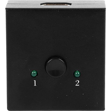 Commutateur bidirectionnel, 2 entrées, 1 sortie, boîtier de commutation 4K 60 Hz, commutation bidirectionnelle, convertisseur d'interface multimédia HD