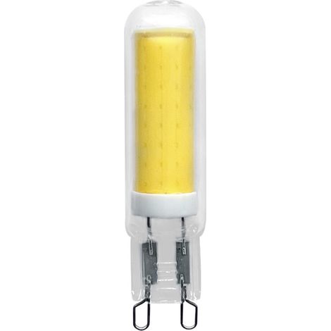 AMPOULE LED, G9, 470LM REMP. 40W, CULOT BROCHES, TRSP., BLC CHD, RéGL. HAMA