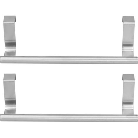 2 Pièces Porte-Serviettes Accroché en Acier Inoxydable, Support Salle de Bain sans Perçage pour Maison Hôtel Appartement 36 cm (1/5)