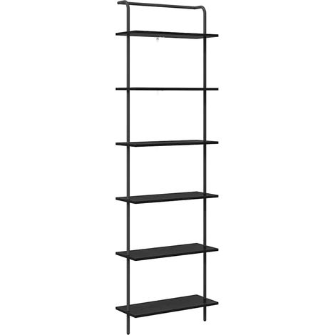 Maison Exclusive - Bücherregal Schwarz Eichen-Optik 60 x 24 x 203