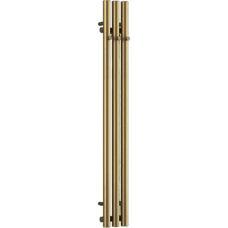 Sèche-serviette électrique doré - (HxL) 1600x205mm - 400 (Watts) - 400 Watt - ROL1600205HANE8BRA (1/5)
