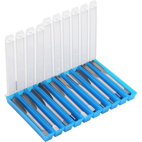 Packung mit 10 hochharten HSS-Gewindebohrern (M10 x 1,5) für Maschinen (1/5)