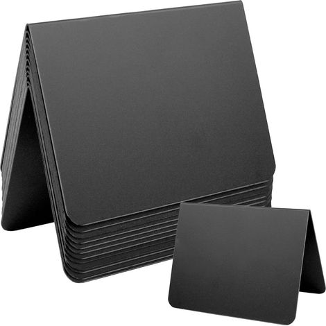12pcs mini-panneau noir avec stylet à deux côtés nettoyable (1/5)