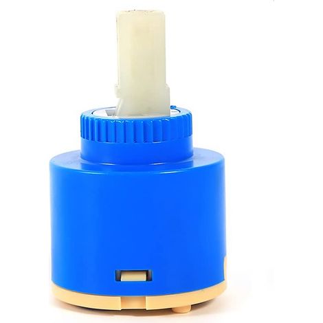 Valve de rechange de cartouche en céramique pour robinet mitigeur monocommande - Pour cuisine ou salle de bain, bleu (1/4)