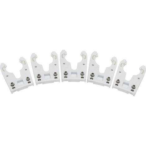 Lot de 5 pinces porte-outils ISO30 en fer et caoutchouc ABS ignifugé. (1/5)