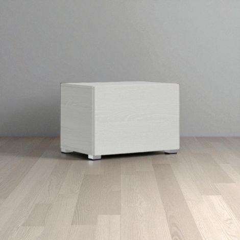 Base ribalta con piedini 60x40 Isoka Bianco Frassino (1/4)