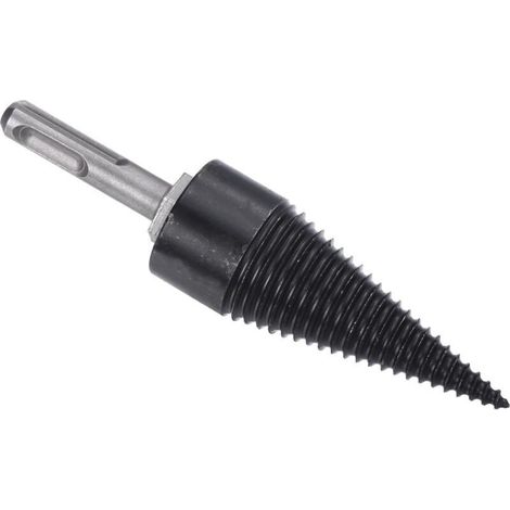 Accessory for a drill: 42mm log splitter drill, detachable drill bits, electric drills, conical screwdriver with round shank for home and outdoor use (1/5)