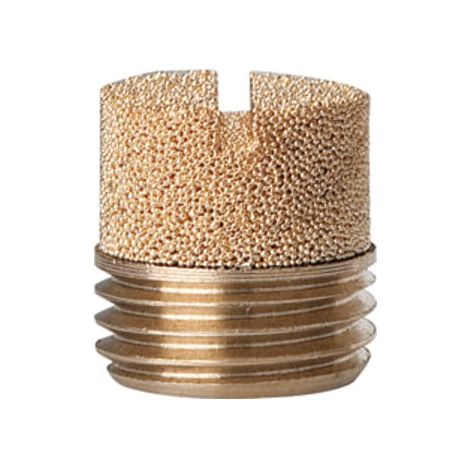 Riegler Sinterbronce-Schalldämpfer, Schlitz, G 1/2, max. 10 bar (1/4)