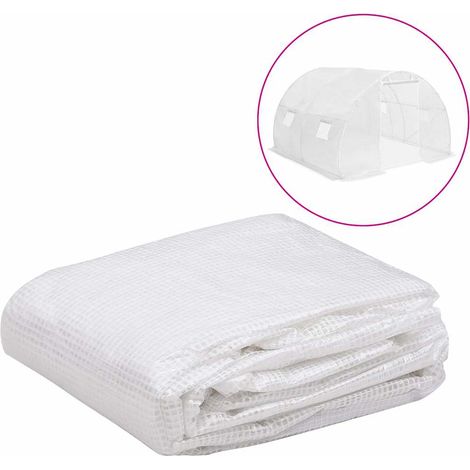 vidaXL Cubierta de repuesto de invernadero transparente (9 m²) 3x3x2 m (1/5)