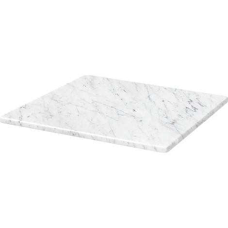 [GEBRAUCHT] B-Ware Montana  Abdeckplatte Platte Deckel Für Panton Wire Marmor Weiß 34,8 X 34,8 Cm