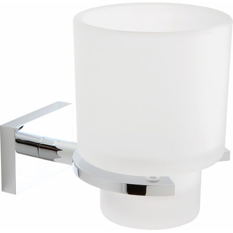 Smart - porta bicchiere satinato base cromata (1/3)