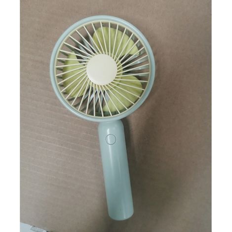 Mini ventilateur portable avec support, alimentation USB, 3 vitesses pour activités intérieures et extérieures