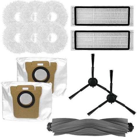 Accessoires pour balayeuse Dreame X20 PRO/L20 Ultra : brosse rotative, brosse latérale et chiffon de rechange (1/5)