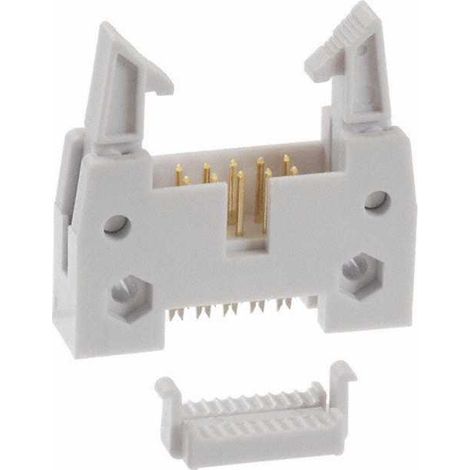 Connecteur IDC mâle par flat 10 Voies avec extracteurs