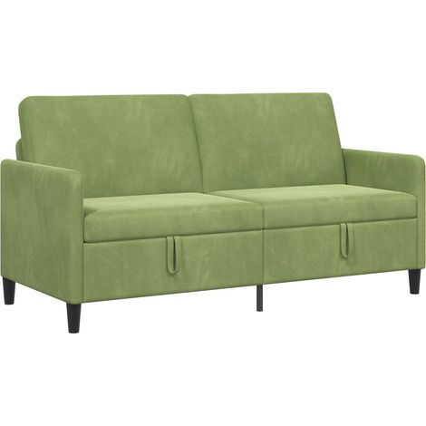Sofá con almacenamiento Verde claro 172 x 78 x 87 cm Poliéster vidaXL