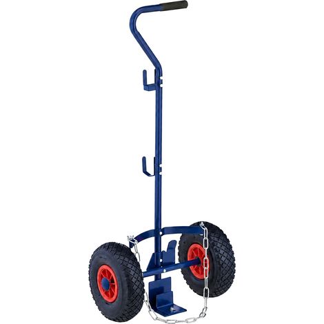 Carrello portabombole di gas con maniglia e catena di sicurezza (1/5)