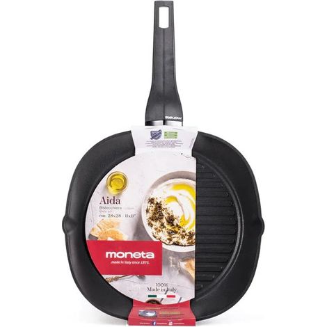 Bistecchiera induzione Moneta Aida cm 28x28