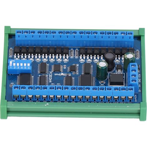 Carte d'extension 16 entrées/16 sorties, commande à distance RS485, module d'E/S PLC, alimentation CC 6,5-30 V, avec boîtier (1/5)