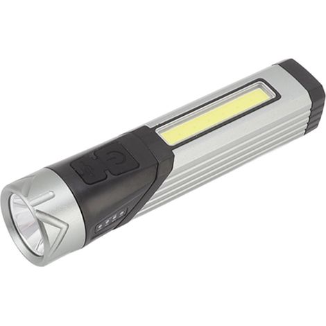 Lampe torche magnétique pliable, rechargeable et rotative à 7 vitesses, haute luminosité, LED COB, lampe de travail pour le camping et les réparations. (1/5)
