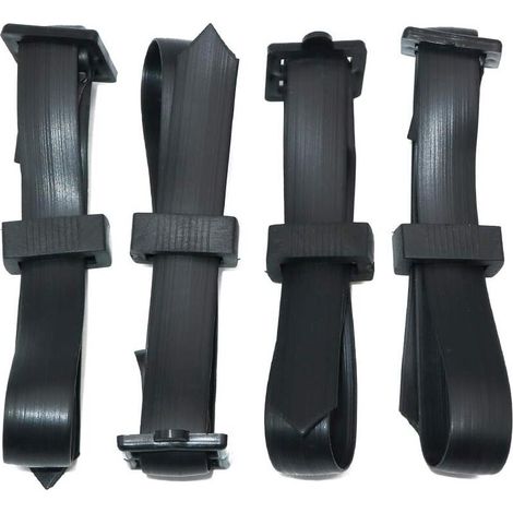 4 Pack Adjustable Rubber Tree Ties 60 x 2.5cm, Reinforced Plastic, Strong and Durable (1/5)