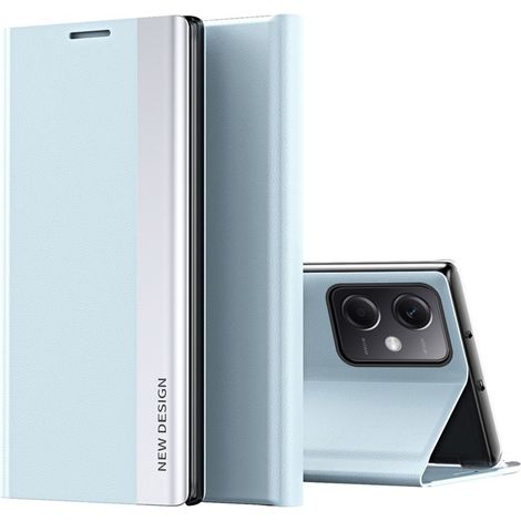 Flip-Case für Xiaomi Poco X5 Pro 5G / Redmi Note 12 Pro, seitlich magnetisch, Hellblau (1/5)