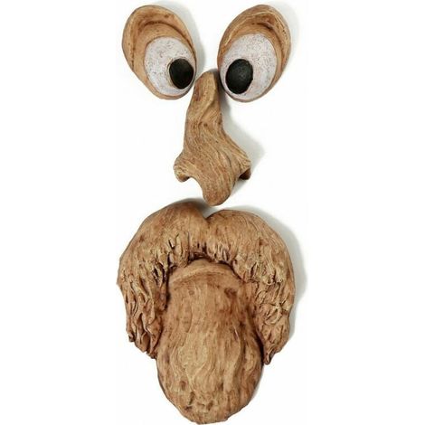 Visage Arbre, Décoration pour Tronc d'arbre, Décor de Visage d'arbre, Décoration de jardin Décoration de jardin Arbre faces décorations d'art sculpture lunatique visage d'arbre (1/5)