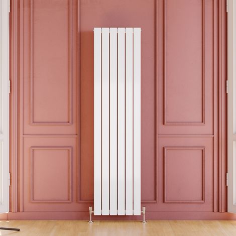 ELEGANT Central Heating Radiator Vertical 1800x456mm Designer White Double Flat Panel (1/5)