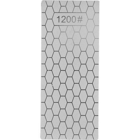 Pierre à aiguiser en diamant, plaque de couteau rectangulaire, pierre à aiguiser, outil de broyeur pour la cuisine, grain 1200