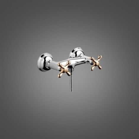 Miscelatore rubinetto gruppo doccia esterna azimuth cromo - ideal standard