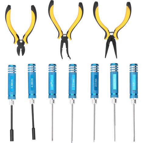 Coffret d'outils de réparation, clé Allen, tournevis, outils HSS, outils ménagers (1/5)