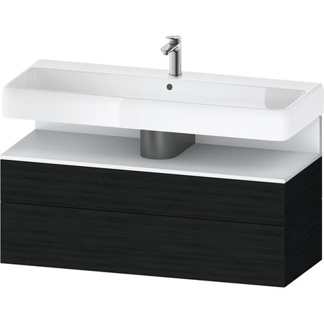 Duravit Collection One Meuble sous-lavabo, 1 tiroir et 1 tiroir, (1/2)