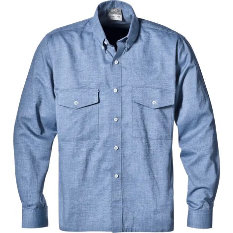 SIR SAFETY SYSTEM OXFORD Chemise de travail en coton à manches longues bleu ciel Taille 46