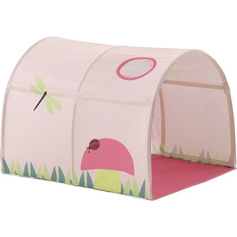 Tunnel De Lit Enfant "Pino Spring" 10cm Rose (1/2)