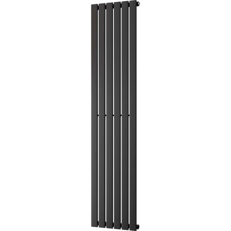 Typhoon - Black Vertical Radiator H1800mm x W408mm Single Panel (1/3)