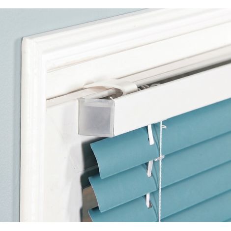 2 Fixations sans perçage pour store vénitien spécial ouvrant PVC (1/2)