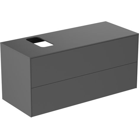 IS Obere Schubladenfront Conca f. WTU 1180x267mm Anthrazit