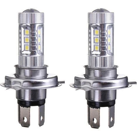 H4 9003 HB2 80W 8000LM 8000K Blaues LED-Lampenset - Abblend- und Fernlichtscheinwerfer, Nebelscheinwerfer, helles Licht, 1 oder 2 Stück