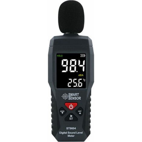 Schallpegelmesser, Geräuschmessgerät, digitales Audio-Schallpegelmessgerät, 30-130 dB, Luxmeter (1/4)